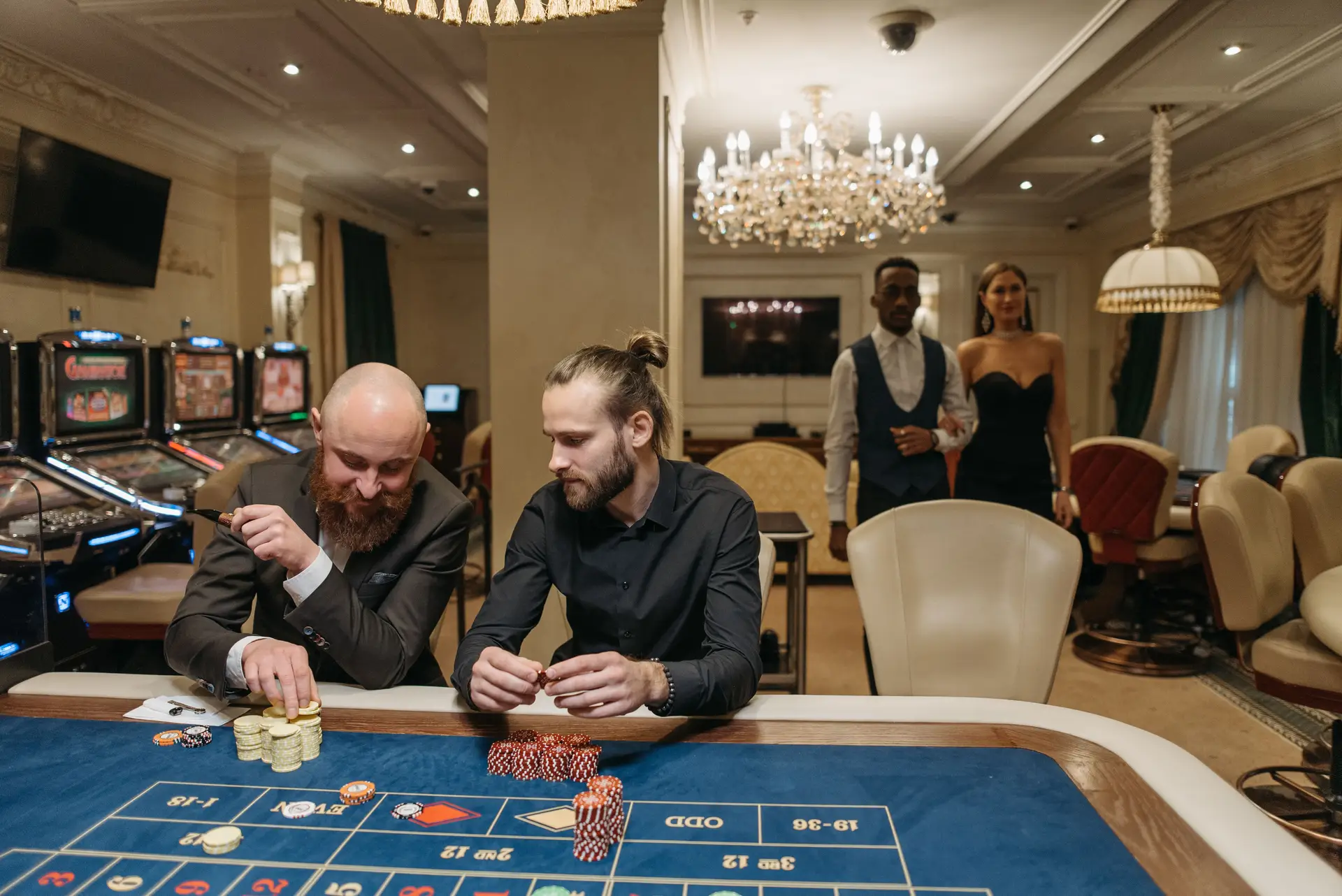 Ambiance roulette soirée